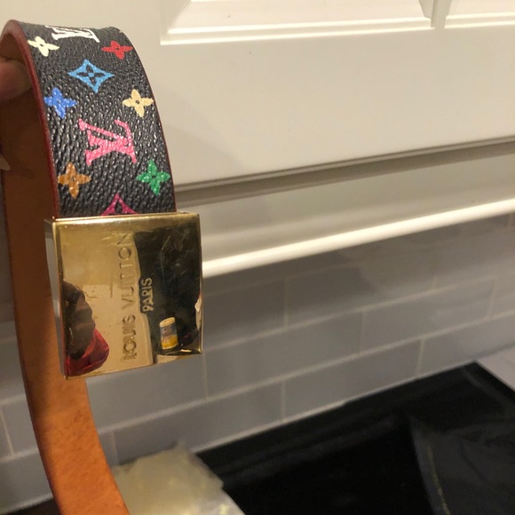 Louis Vuitton multicoloured belt. Need another home, best offer - Picture 5 of 14
